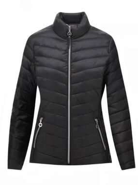 Frandsen Real Down Black Down Puffer Jacket Size 4